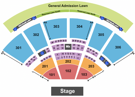 Utah First Credit Union Amphitheatre Pitbull Seating Chart